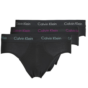 Lenjerie intimă Bărbați Slip Calvin Klein Jeans HIP BRIEF X3 Negru