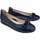 Pantofi Femei Balerin și Balerini cu curea Ara Sardinia albastru