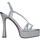 Pantofi Femei Sandale Albano 3228 Argintiu