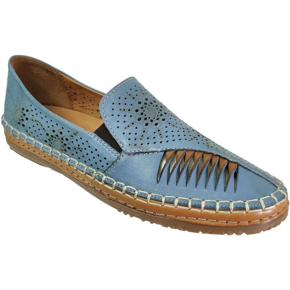 Pantofi Femei Mocasini Madory Pinos albastru