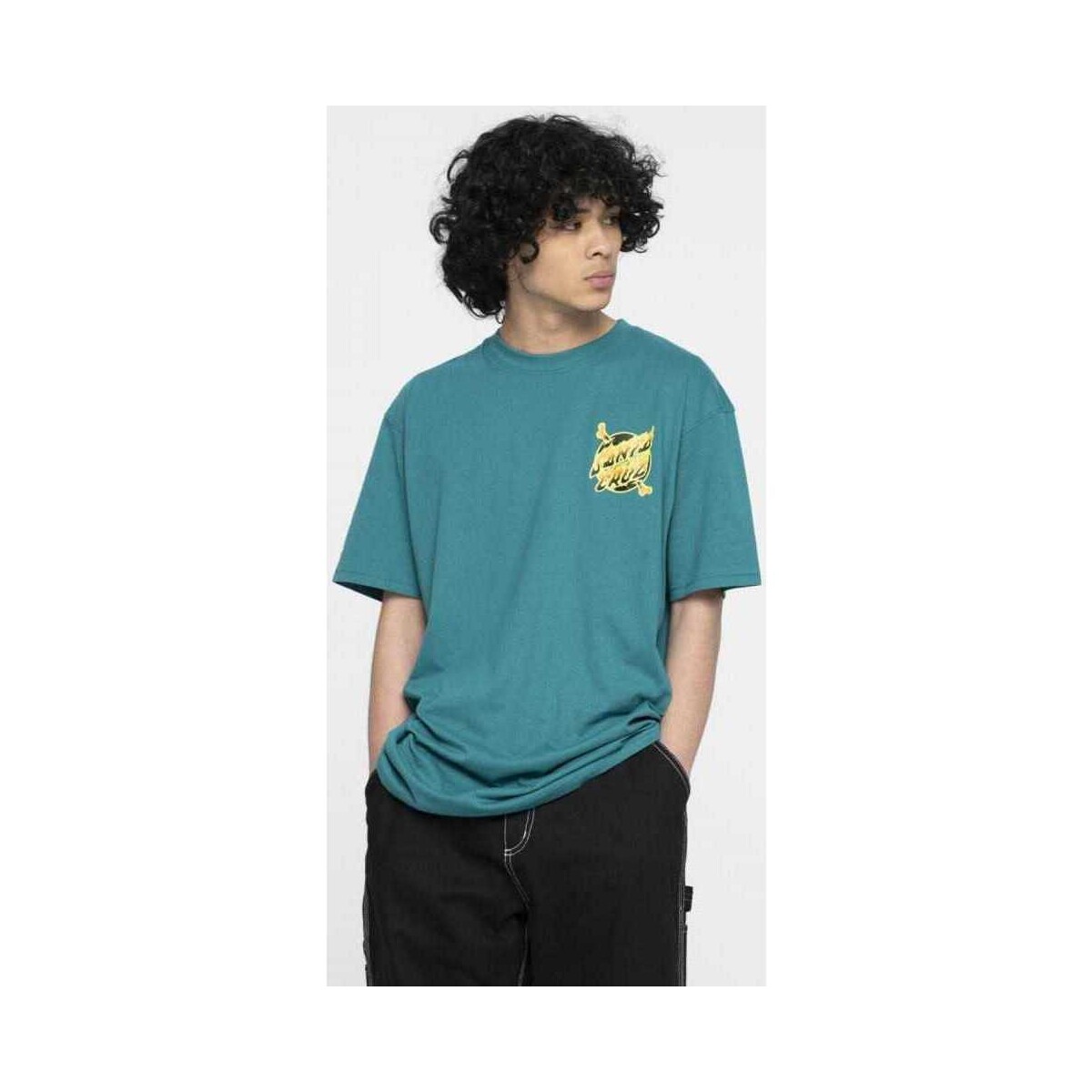 Îmbracaminte Bărbați Tricouri & Tricouri Polo Santa Cruz Winkowski volcano dot t-shirt verde