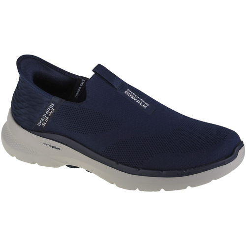 Pantofi Bărbați Pantofi sport Casual Skechers Slip-Ins: GO WALK 6 - Easy On albastru