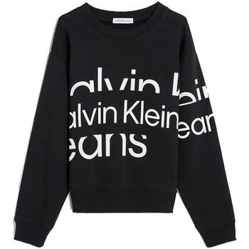 Îmbracaminte Băieți Hanorace  Calvin Klein Jeans  Negru