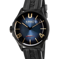 Ceasuri & Bijuterii Bărbați Ceasuri Analogice U-Boat 9020, Quartz, 40mm, 5ATM Negru