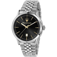 Ceasuri & Bijuterii Bărbați Ceasuri Analogice Maserati R8853118024, Quartz, 42mm, 10ATM Argintiu