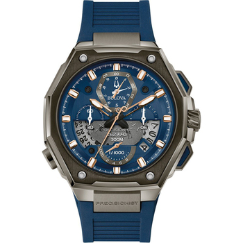 Ceasuri & Bijuterii Bărbați Ceasuri Analogice Bulova 98B357, Quartz, 46mm, 30ATM Gri