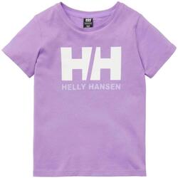 Îmbracaminte Fete Tricouri mânecă scurtă Helly Hansen  violet