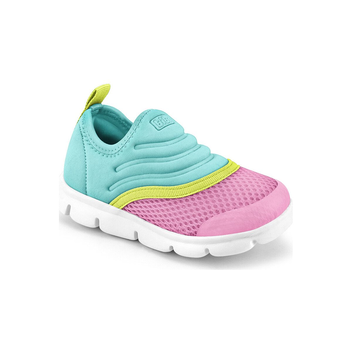 Pantofi Fete Sneakers Bibi Shoes Pantofi Sport Fete Bibi Energy New II Pink/Turqoise roz