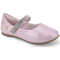 Pantofi Fete Balerin și Balerini cu curea Bibi Shoes Balerini Bibi Ballerina Camelia cu Strasuri Roz