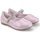 Pantofi Fete Balerin și Balerini cu curea Bibi Shoes Balerini Bibi Ballerina Camelia cu Strasuri roz