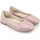 Pantofi Fete Balerin și Balerini cu curea Bibi Shoes Balerini Bibi Ballerina Classic Pink roz