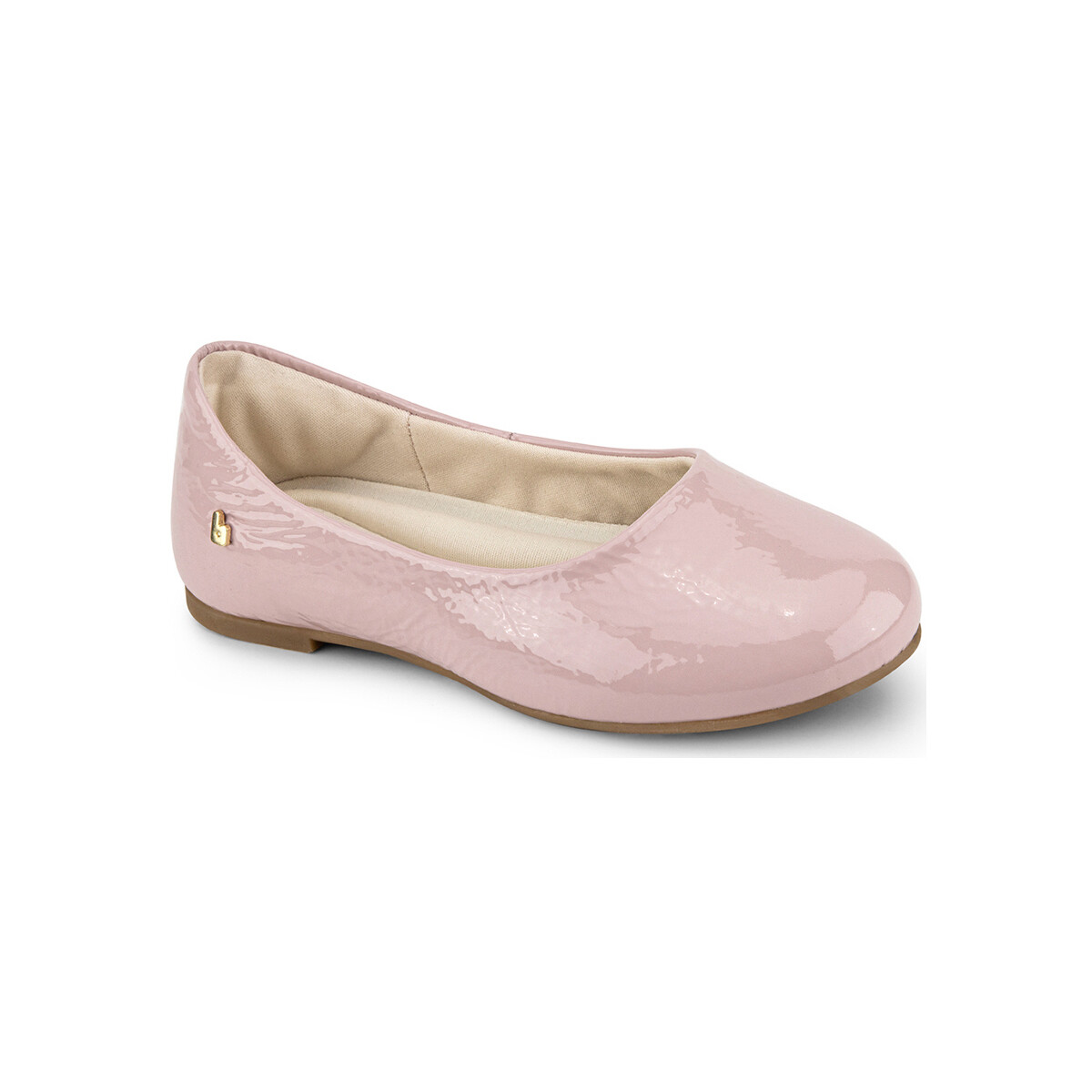 Pantofi Fete Balerin și Balerini cu curea Bibi Shoes Balerini Bibi Ballerina Classic Pink roz