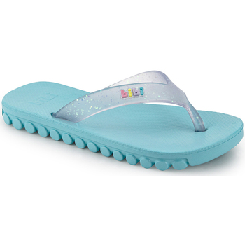 Pantofi Fete Sandale Bibi Shoes Slapi Fete Bibi Sun Aqua albastru