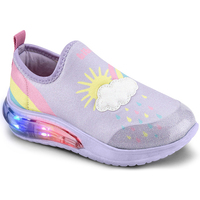 Pantofi Fete Sneakers Bibi Shoes Pantofi Fete Bibi Space Wave 3.0 Rainbow Mov