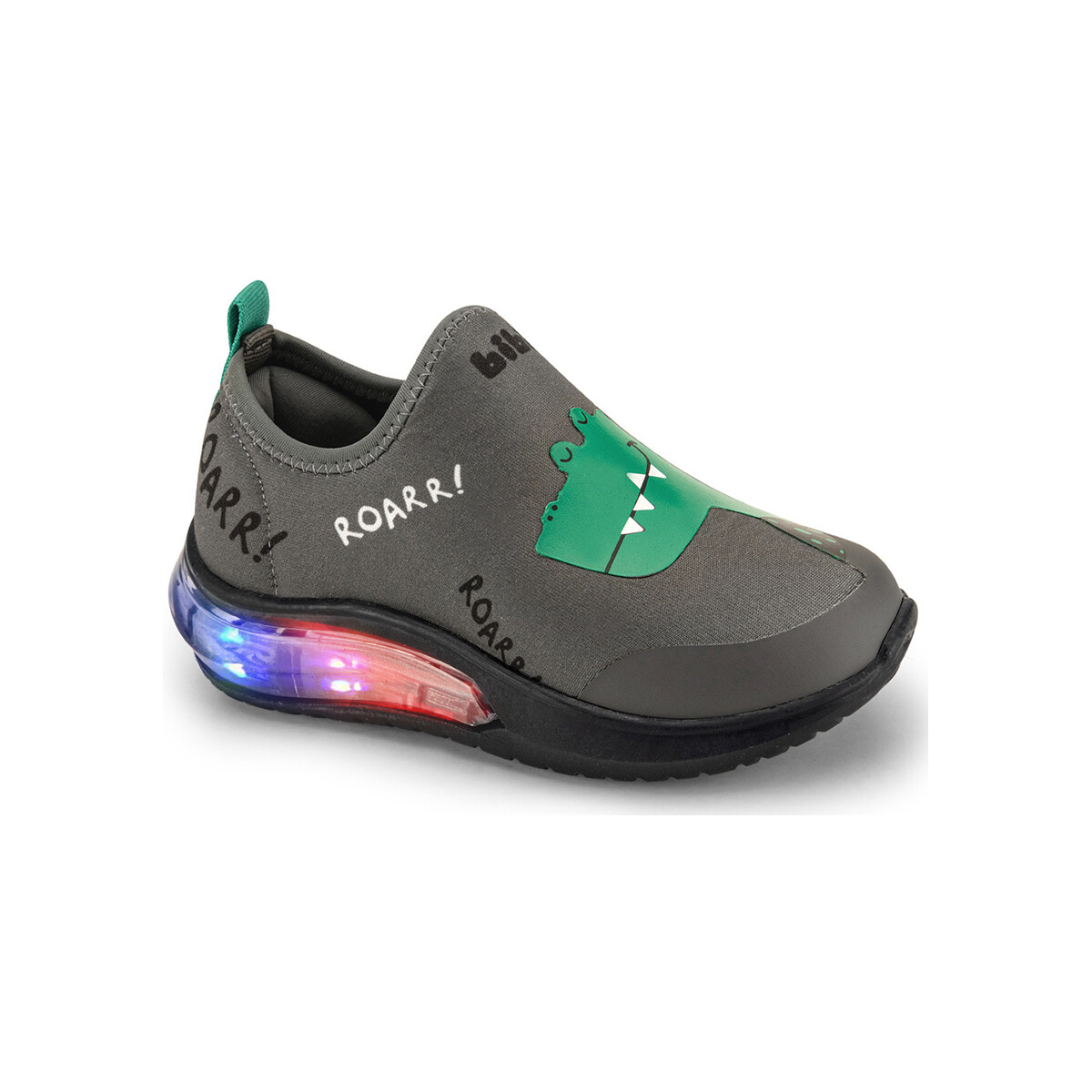 Pantofi Băieți Sneakers Bibi Shoes Pantofi Baieti Bibi Space Wave 3.0 Dino Gri