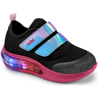 Pantofi Fete Sneakers Bibi Shoes Pantofi Fete Bibi Space Wave 3.0 Holografic Negru