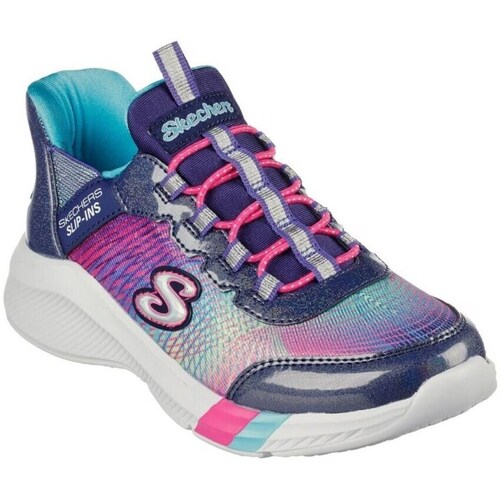 Pantofi Copii Pantofi sport Casual Skechers Slipins Dreamy Lites Colorful Prism Albastru marim, Violete