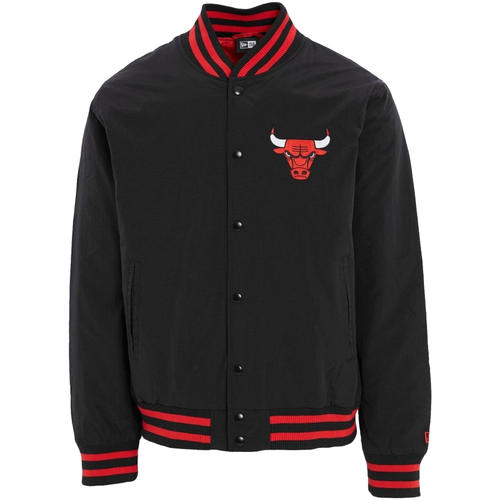 Îmbracaminte Bărbați Geci Parka New-Era Team Logo Bomber Chicago Bulls Jacket Negru