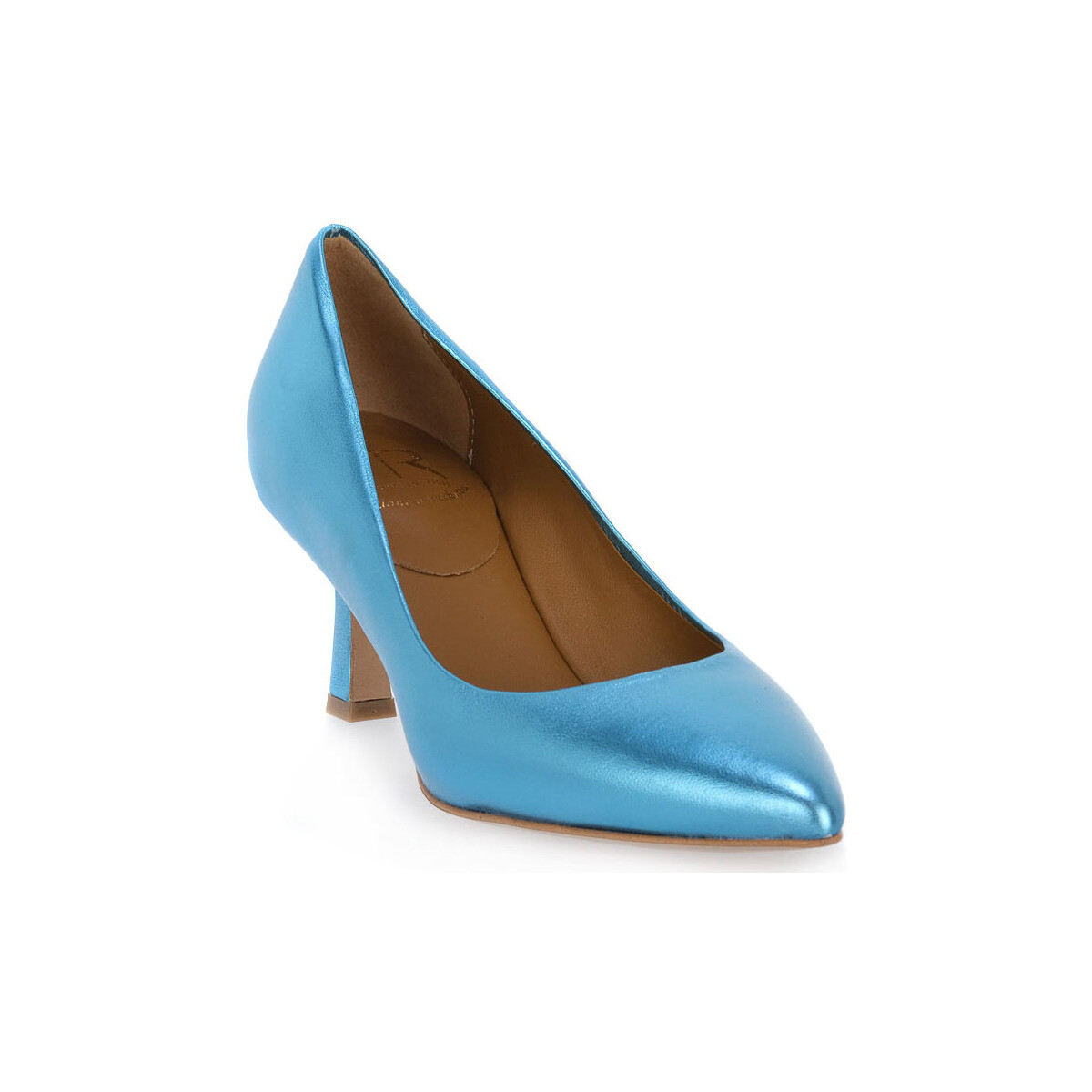 Pantofi Femei Pantofi cu toc Priv Lab LAMINATO AZZURRO albastru