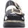 Pantofi Femei Papuci de vară Rieker V2372 Negru