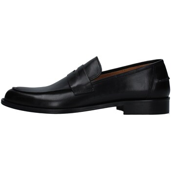 Pantofi Bărbați Mocasini Fedeni 312-OVAL Negru