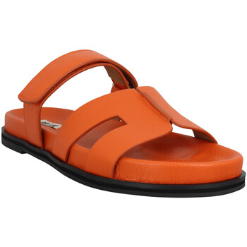 Pantofi Femei Papuci de vară Bibi Lou 525 Cuir Femme Orange portocaliu