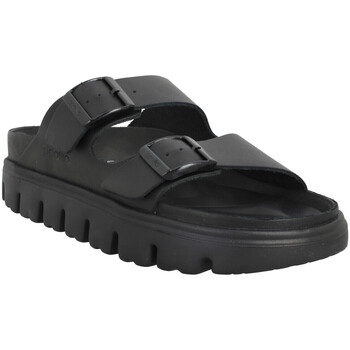 Pantofi Femei Papuci de vară Birkenstock Papillio Arizona Pap Chunky Cuir Femme Noir Negru