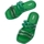 Pantofi Femei Sandale Melissa Airbubble Slide - Green/Transp Green verde
