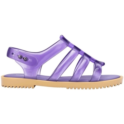 Pantofi Femei Sandale Melissa Flox Bubble AD - Yellow/Lilac violet