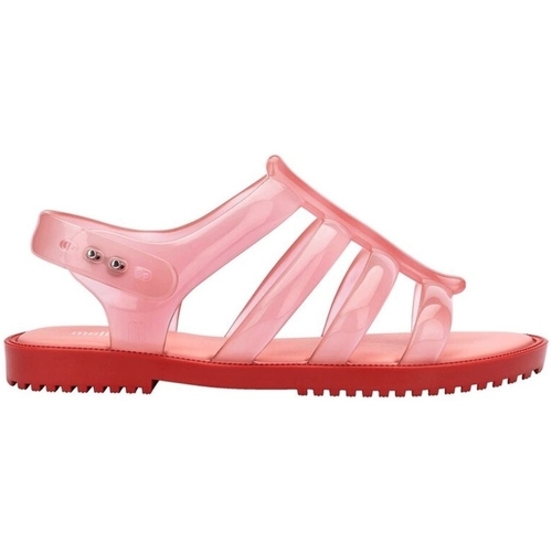Pantofi Femei Sandale Melissa Flox Bubble AD - Red/Pink roz