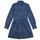 Îmbracaminte Fete Rochii scurte Polo Ralph Lauren LOUELLA DRSS-DRESSES-DAY DRESS Albastru / Alb