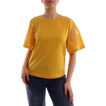 Îmbracaminte Femei Tricouri mânecă scurtă Max Mara ARMENIA galben