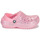 Pantofi Fete Saboti Crocs Classic Lined Glitter Clog K Roz