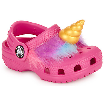 Pantofi Fete Saboti Crocs Classic I AM Unicorn Clog T Roz