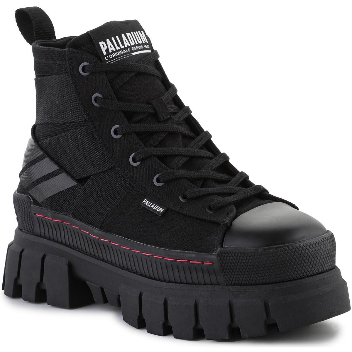 Pantofi Femei Pantofi sport stil gheata Palladium Revolt HI Army 98579-008-M Negru