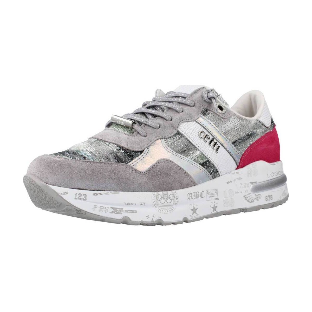 Pantofi Femei Sneakers Cetti C1274 Argintiu