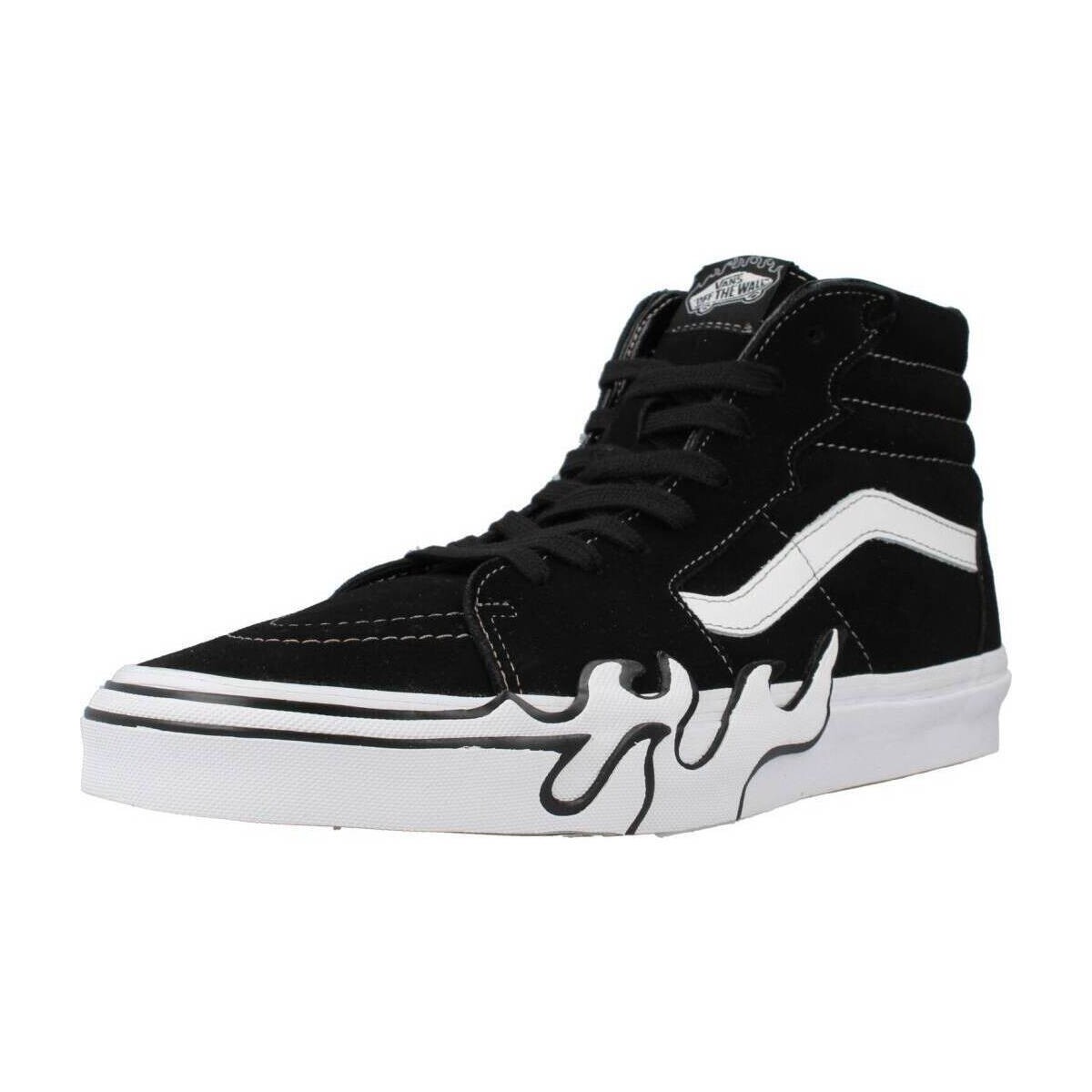 Pantofi Bărbați Sneakers Vans SK8-HI FLAME Negru