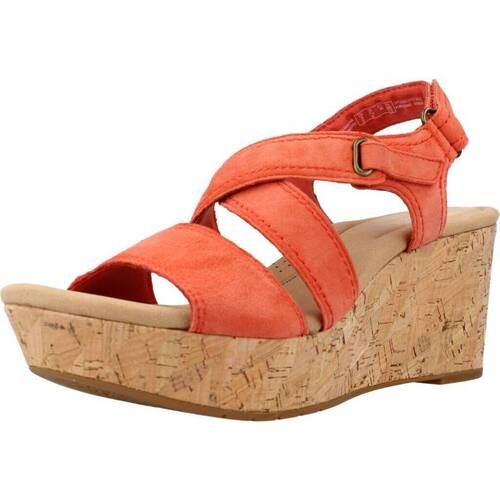 Pantofi Femei Sandale Clarks ROSE WAY portocaliu