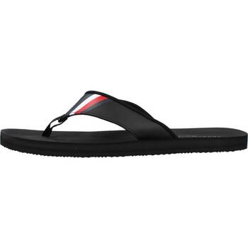 Pantofi Bărbați  Flip-Flops Tommy Hilfiger COMFORTABLE PADDED BEACH Negru