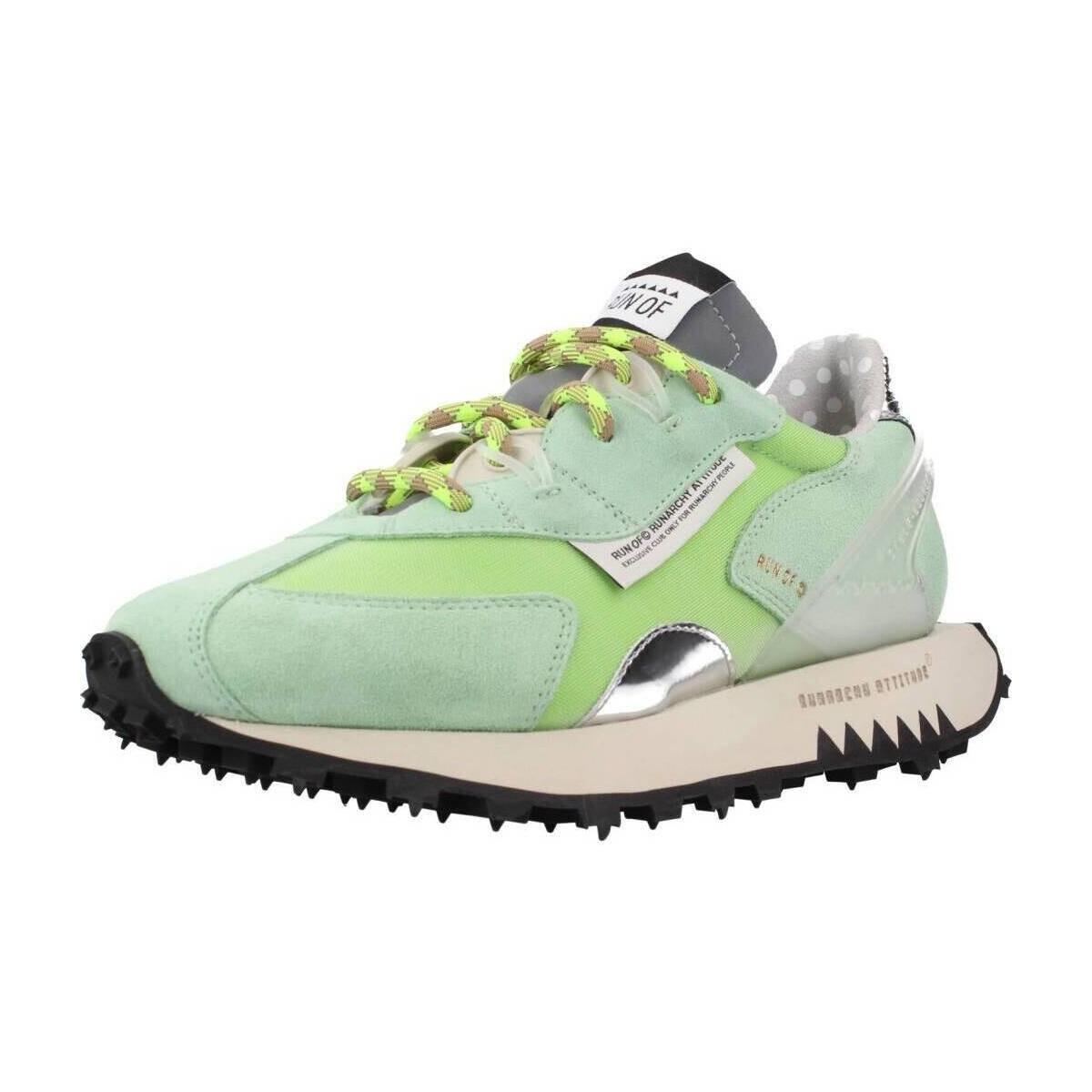 Pantofi Femei Sneakers Run Of APPLE PIE verde
