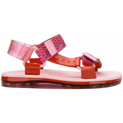 Pantofi Femei Sandale Melissa Papete+Rider - Red/Pink roz