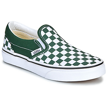 Pantofi Copii Pantofi Slip on Vans UY Classic Slip-On Verde / Alb