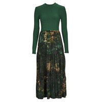 Îmbracaminte Femei Rochii lungi Desigual LENA Verde / Multicolor
