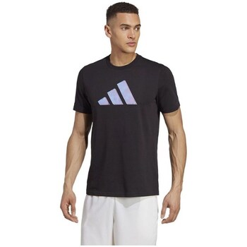 Îmbracaminte Bărbați Tricouri mânecă scurtă adidas Originals Tennis AO Graphic Tee Negru