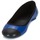 Pantofi Femei Balerin și Balerini cu curea Hunter ORIGINAL BALLET FLAT  cobalt-fuxia