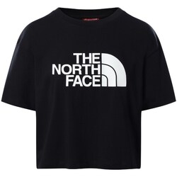Îmbracaminte Femei Tricouri mânecă scurtă The North Face Cropped Easy Tee Negru