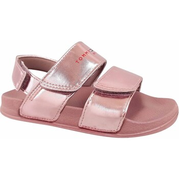 Pantofi Copii Sandale Tommy Hilfiger Logo Velcro Sandal roz