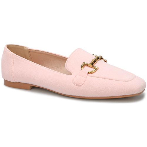 Pantofi Femei Mocasini La Modeuse 65535_P151415 roz