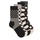 Accesorii Șosete înalte Happy socks CLASSIC BLACK Negru / Alb
