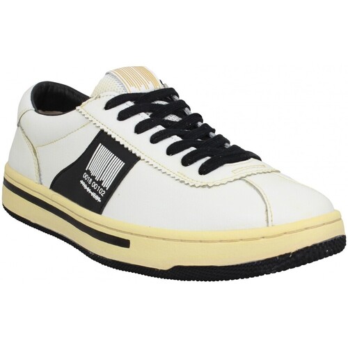 Pantofi Bărbați Sneakers Pro 01 Ject P5lm Cuir Homme Blanc Noir Alb